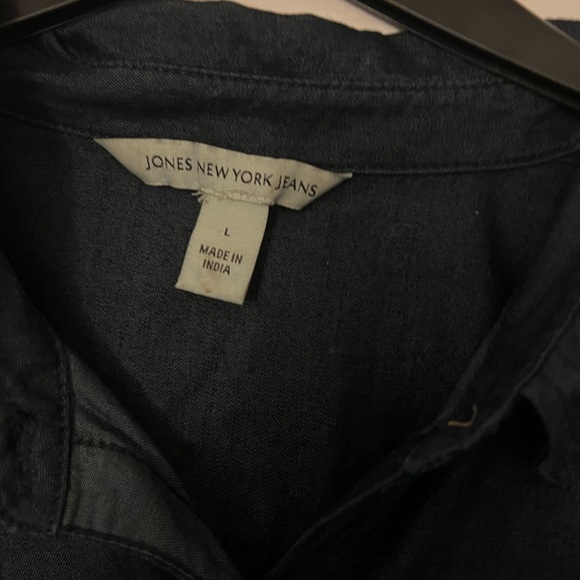 Jones New York Size Large Denim Dress - Picture 3 of 5